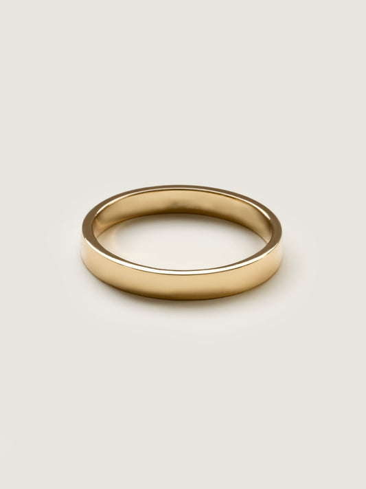 Plain Polished Wedding Band For Men