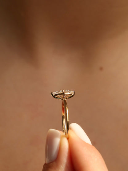 1 CT - 3 CT Marquise Cut Lab grown Diamond Solitaire Engagement Ring