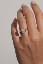 1 CT - 2 CT Cushion Cut Solitaire Moissanite Engagement Ring