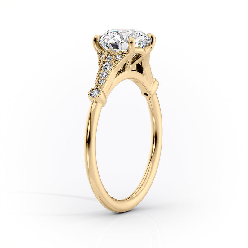 2 CT - 2.5 CT Marquise Cut Art Deco Style Moissanite Engagement Ring