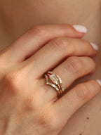 1 CT - 3 CT East-West Emerald Cut Lab grown Diamond Solitaire Engagement Ring