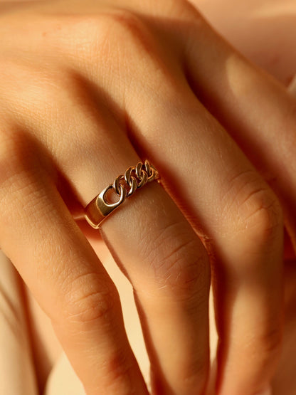 Unique Chained Style Wedding Band