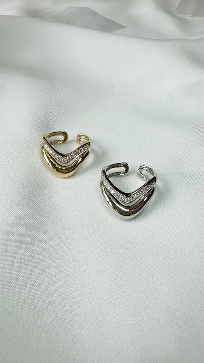 0.22 TCW Round CVD Diamond Dual Pave Wedding Band