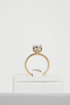 2 CT - 3 CT Radiant Cut Hidden Halo & Pave Moissanite Engagement Ring