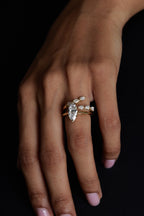 1.8 CT - 2.5 CT Marquise Cut Lab grown Diamond Solitaire Engagement Ring