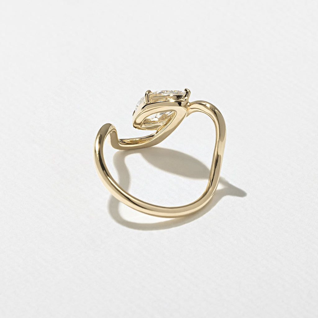 1.25 CT - 3.25 CT Marquise Cut Lab grown Diamond Solitaire Engagement Ring