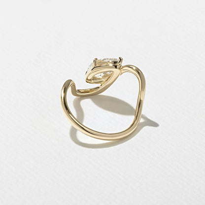 1.25 CT - 3.25 CT Marquise Cut Lab grown Diamond Solitaire Engagement Ring