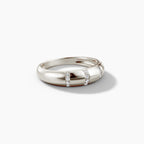 0.08 TCW Round Moissanite Pave Unique Wedding Band