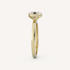 1.75 CT - 2.75 CT Oval Cut Lab grown Diamond Solitaire Engagement Ring