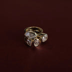 1.5 CT - 2.5 CT East-West Marquise Cut Bezel Solitaire Moissanite Engagement Ring