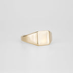 Signet Square Wedding Band For Men