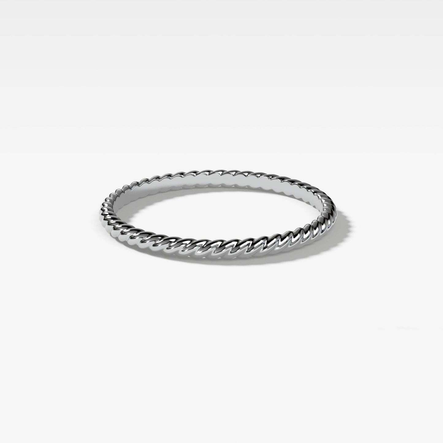 Twisted Rope Wedding Band
