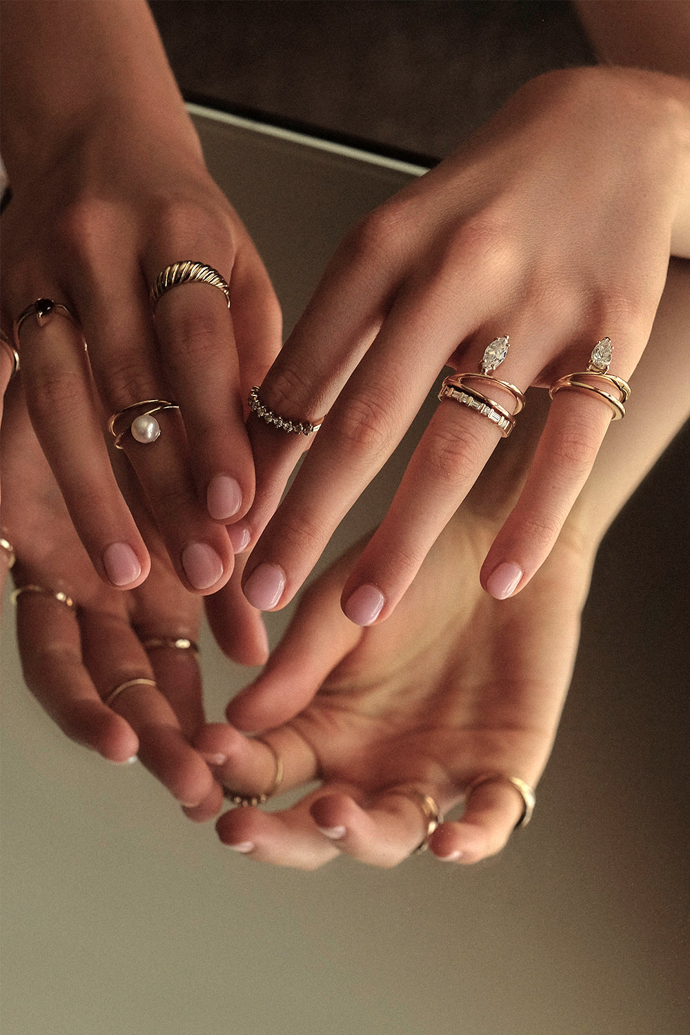 0.5 TCW Round Moissanite Half Eternity Wedding Band