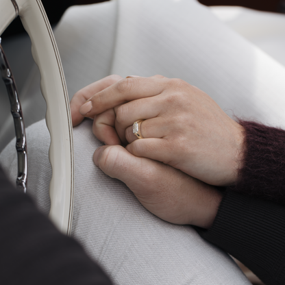 1 CT - 2 CT Radiant Cut Solitaire Half Bezel Type Moissanite Engagement Ring