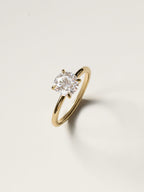 1.5 CT - 3.5 CT Round Cut Lab grown Diamond Solitaire Engagement Ring