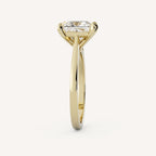 1.15 CT - 3 CT Princess Cut Lab grown Diamond Solitaire Engagement Ring