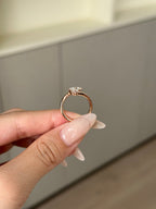 1 CT Marquise Cut Lab grown Diamond Cuff Engagement Ring