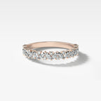 1.3 TCW Marquise Round Multi Shape CVD Diamond Wedding Band