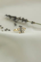 1.25 CT - 3 CT Asscher Cut Lab grown Diamond Solitaire Engagement Ring