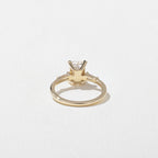 1.56 CT - 3.56 CT Emerald Cut Lab grown Diamond Three Stone Engagement Ring