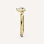 0.7 CT - 1.5 CT Pear Cut Lab grown Diamond Solitaire Engagement Ring
