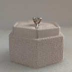 3 CT Cushion Cut Three Stone Moissanite Engagement Ring