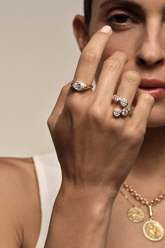 1.79 CT Marquise Cut Lab grown Diamond Bezel Setting Solitaire Engagement Ring