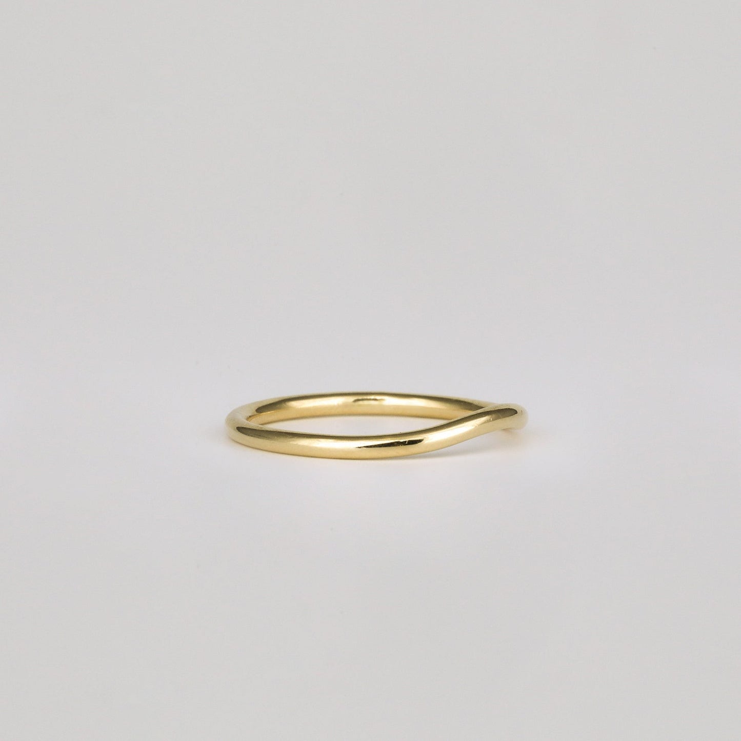 Plain Curved Wedding Band