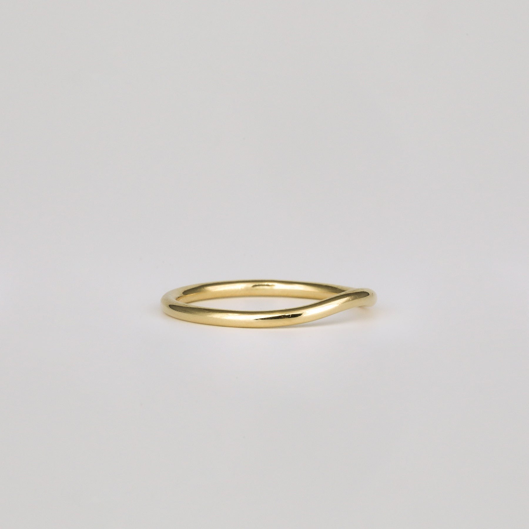 Plain Curved Wedding Band