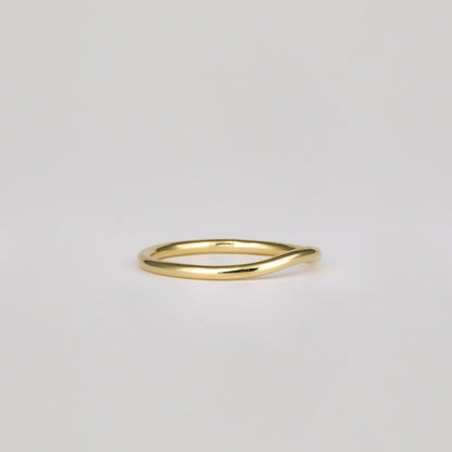 Plain Curved Wedding Band