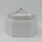 1 CT Round Cut Nature Inspired Moissanite Engagement Ring
