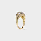 1.95 CT - 2.95 CT Emerald Cut Lab grown Diamond Split Shank Solitaire Engagement Ring