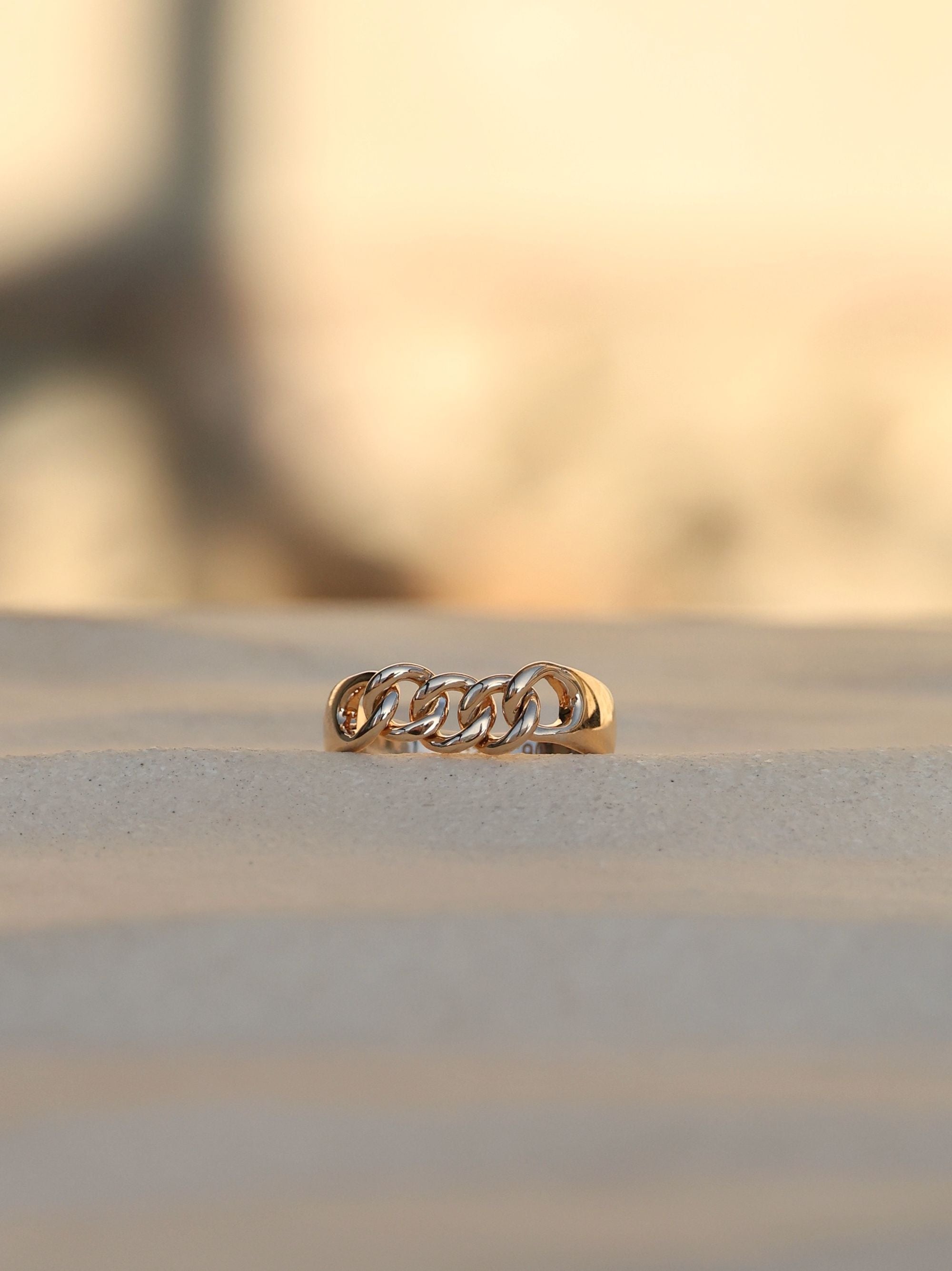 Unique Chained Style Wedding Band