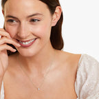 0.25 - 3.00 CT Princess Cut Moissanite Diamond Solitaire Necklace