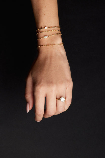 1.5 CT - 2.5 CT Round Cut Lab grown Diamond Solitaire Engagement Ring