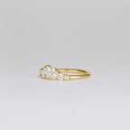 0.61 TCW Multi Shape CVD Diamond Wedding Band