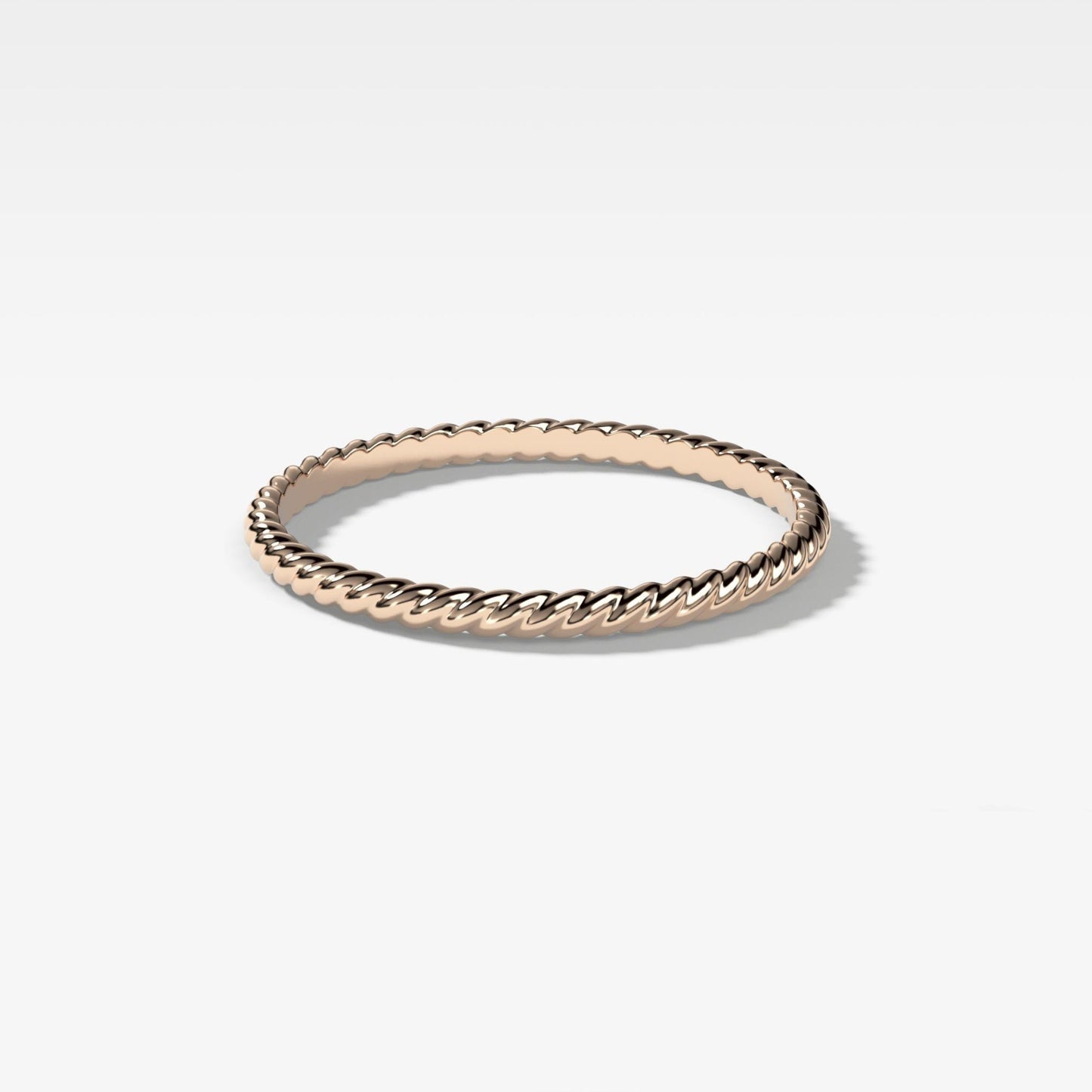 Twisted Rope Wedding Band