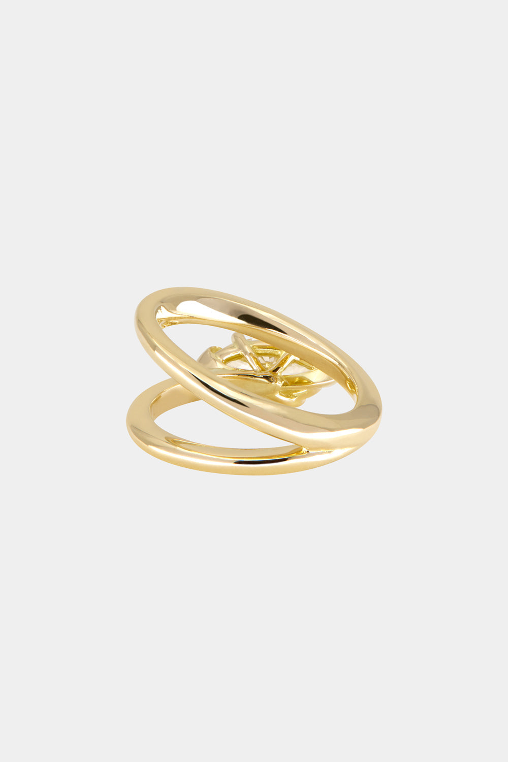 1 CT - 2 CT Marquise Cut Lab grown Diamond Rounded Band Solitaire Engagement Ring