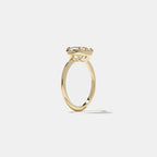 1.82 CT - 2.82 CT Oval Cut Lab grown Diamond Solitaire Bezel Setting Engagement Ring