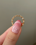 1.37 TCW Pear CVD Diamond Half Eternity with Bezel Wedding Band