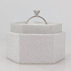 1 CT Oval Cut Hidden Halo Pave Moissanite Engagement Ring