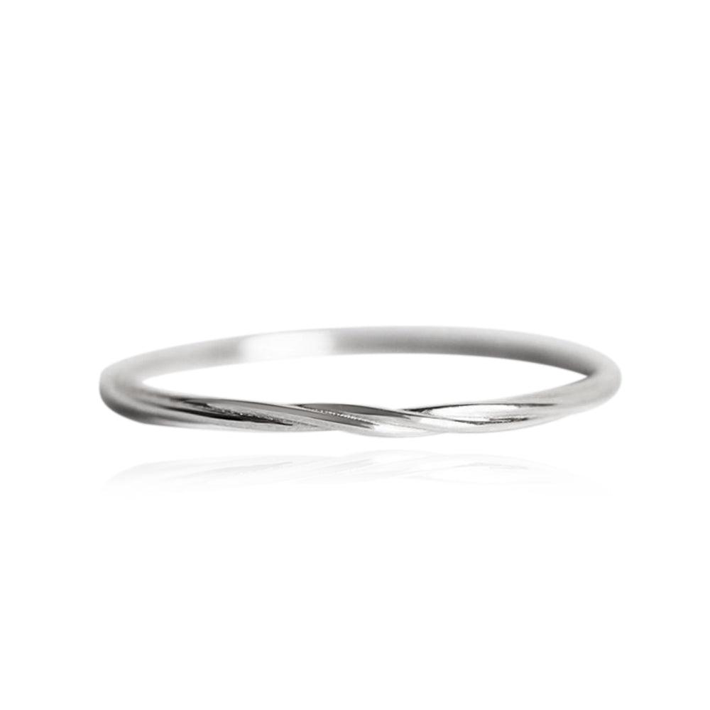 Plain Twisted Wedding Band