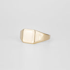 Signet Square Wedding Band For Men