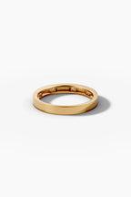 0.1 TCW Round Moissanite Flush Setting Wedding Band