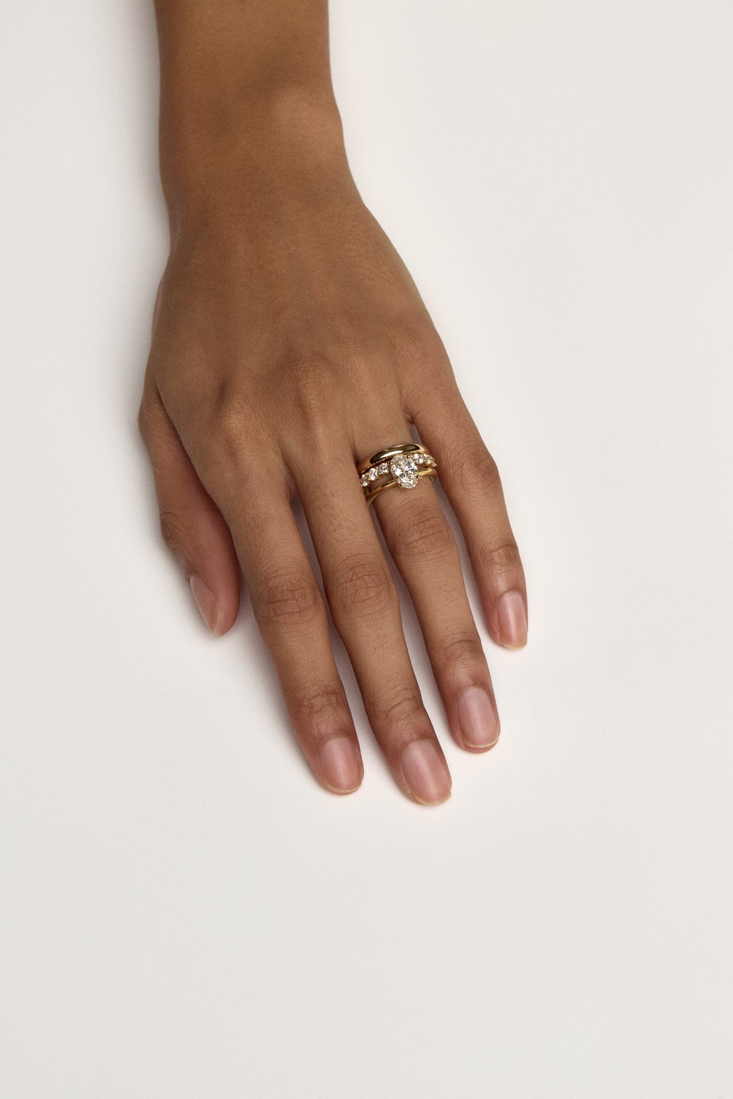 1.2 CT - 2.2 CT Oval Cut Lab grown Diamond Solitaire Engagement Ring