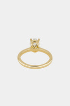 1.2 CT - 2.2 CT Oval Cut Lab grown Diamond Solitaire Engagement Ring