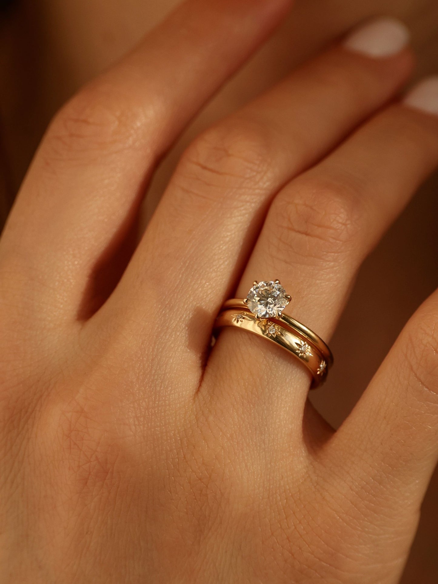 1.5 CT - 3.5 CT Round Cut Lab grown Diamond Solitaire Engagement Ring