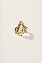 2 CT - 4 CT Marquise Cut Lab grown Diamond Unique Engagement Ring