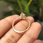 1.50 CT Marquise Cut Lab grown Diamond With Muse Setting Engagement Ring