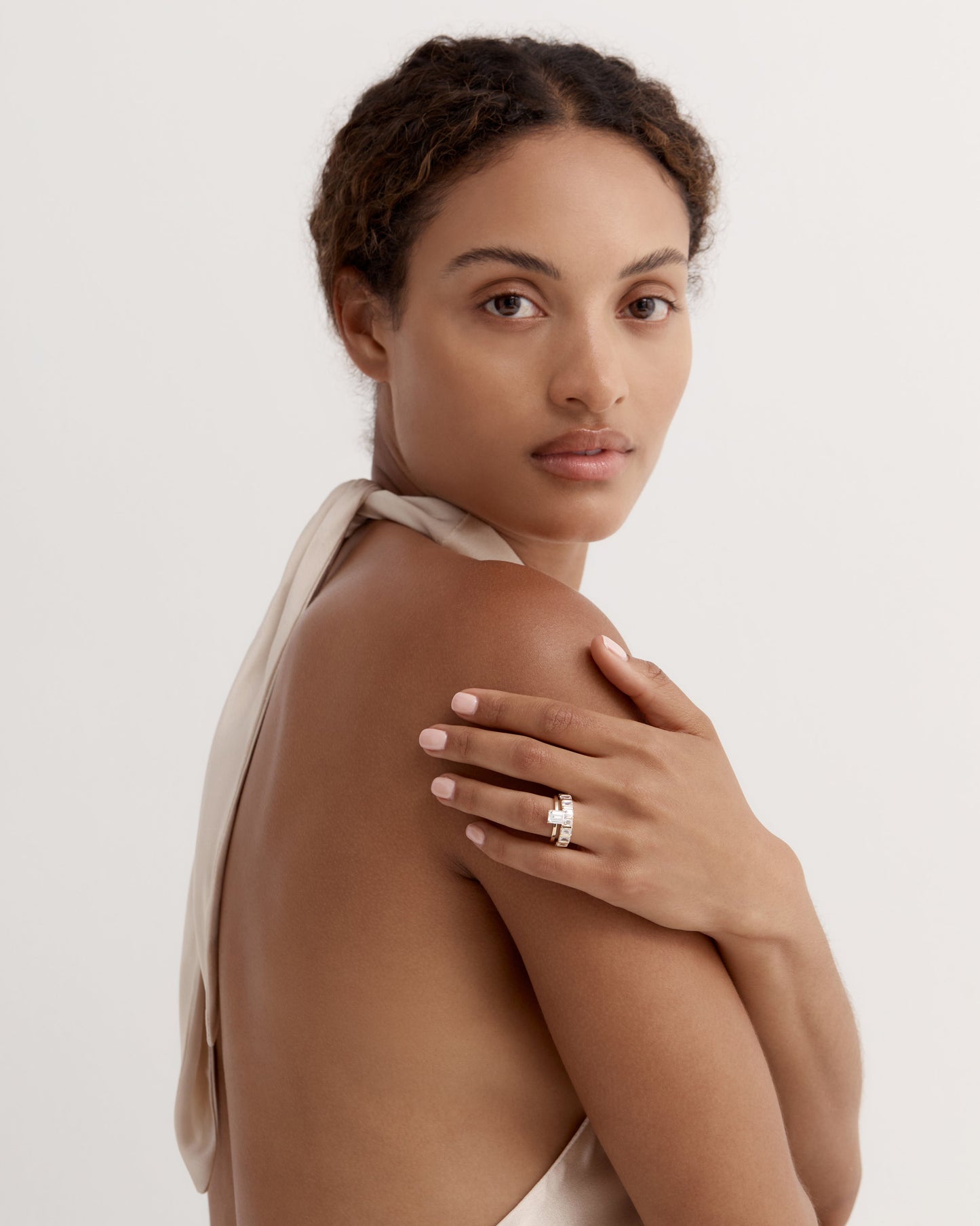 1.5 CT - 3.5 CT Emerald Cut Lab grown Diamond Solitaire Engagement Ring